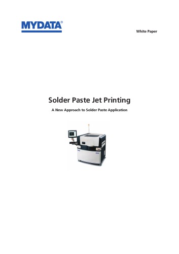 Solder Paste Jet Printing
