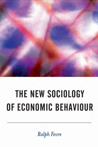 The New Sociology of Economic Behaviour (BSA New Horizons in Sociology)