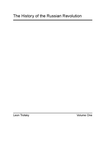 History of the Russian Revolution