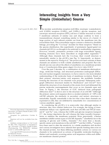 Anesthesia & Analgesia Vol 110  Issue 1 Jan 2010
