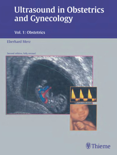 Ultrasound in Obstetrics and Gynecology Volume 1 - Obstetrics 2nd Edition