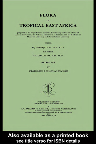 Flora of Tropical East Africa - Alliaceae (2003)