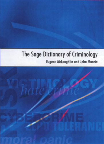 Sage Dictionary of Criminology
