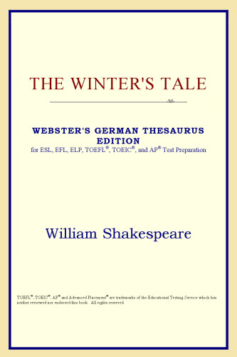 The Winter's Tale (Webster's German Thesaurus Edition)