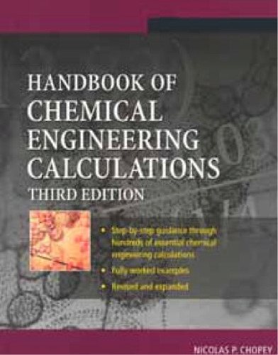Handbook of Chemical Engineering Calculations