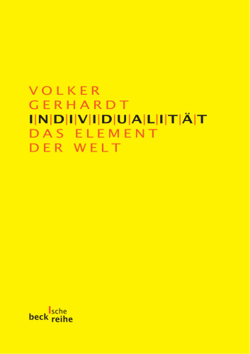 Individualitat. Das Element der Welt