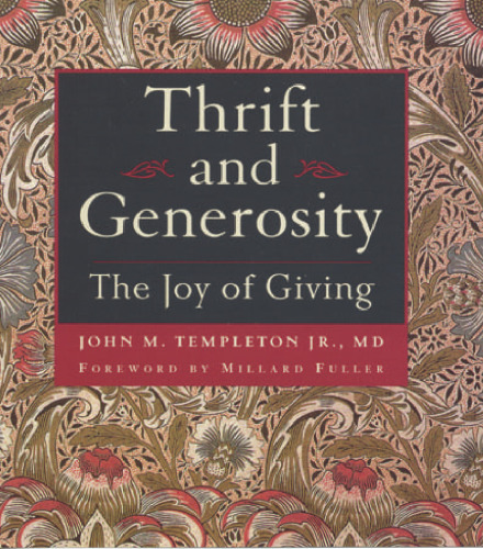 Thrift And Generosity (HB): The Joy of Giving