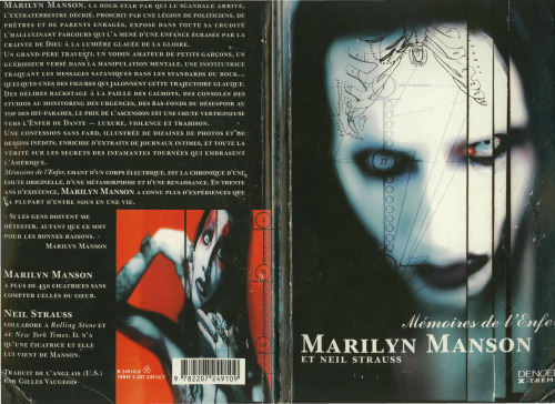 Memoires de l'Enfer, Marilyn Manson et Neil Strauss
