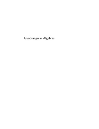 Quadrangular Algebras. (MN-46) (Mathematical Notes)