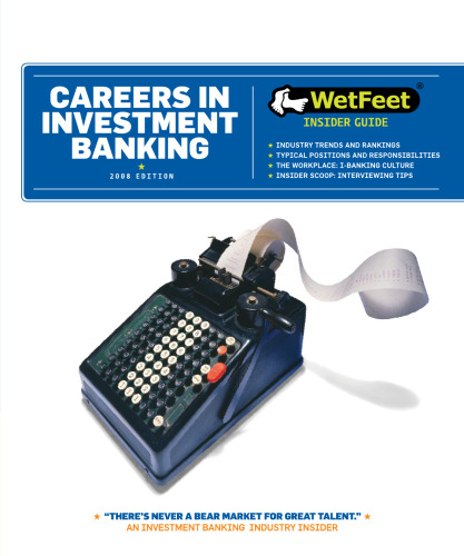 Careers in Investment Banking