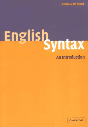 English Syntax: An Introduction, 2004