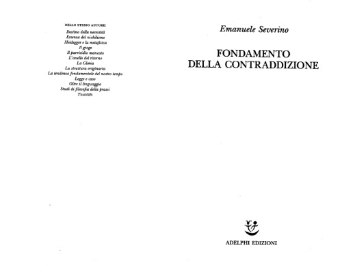 Fondamento della contraddizione
