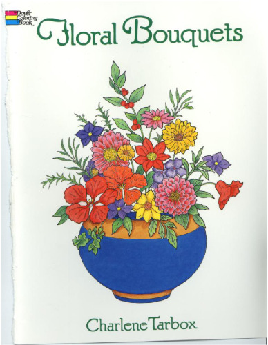 Floral Bouquets Coloring Book