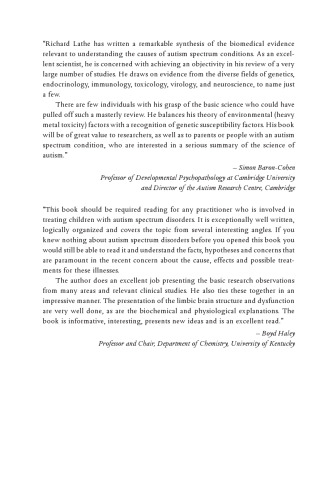 Autism, Brain And Environment