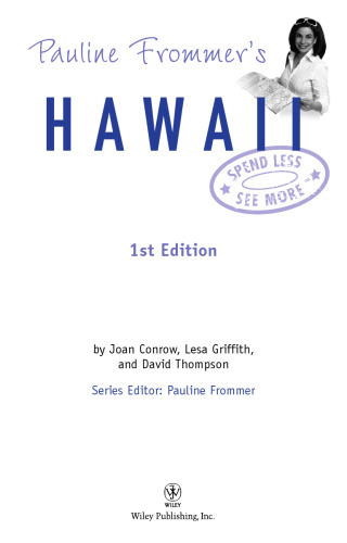 Pauline Frommer's Hawaii (Pauline Frommer Guides)
