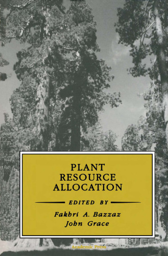 Plant Resource Allocation (Physiological Ecology)