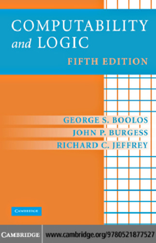Computability and Logic, 5th Edition