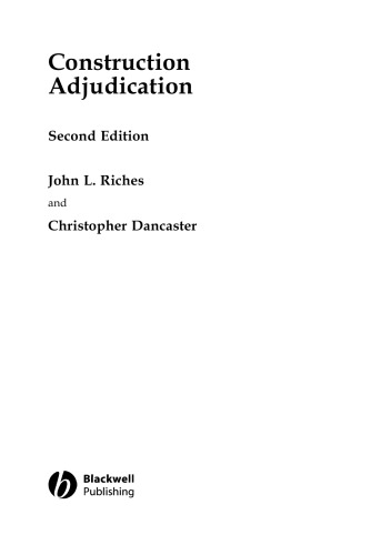 Construction Adjudication