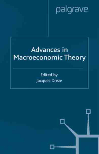 Advances in Macroeconomic Theory (International Economic Association Conference Volume No. 133)