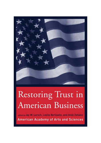 Restoring Trust in American Business