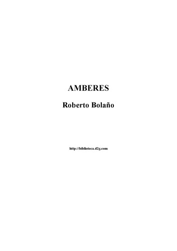 Amberes (Narrativas Hispanicas) (Spanish Edition)
