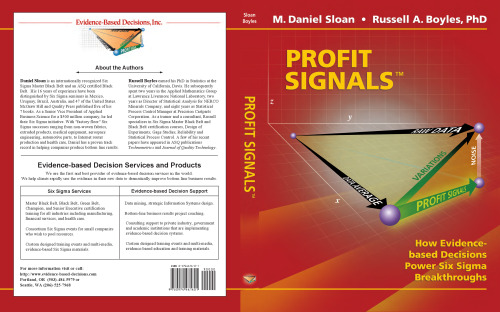 Profit Signals: How Evidence Based Decisions Power Six Sigma Breakthroughs