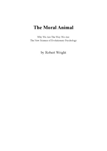 The Moral Animal