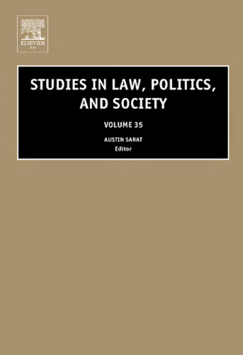 Studies in Law, Politics and Society (Studies in Law, Politics, and Society)