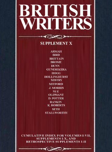 British Writers: Supplement 10