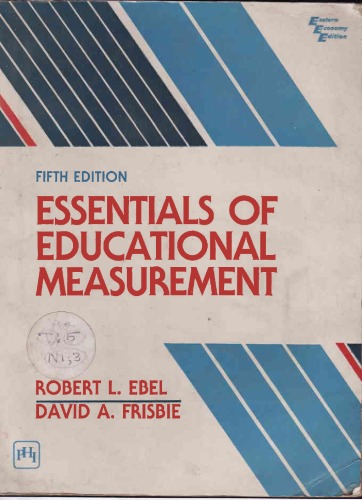Essentials of Educational Measurement