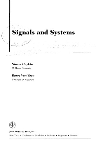 Signals and Systems
