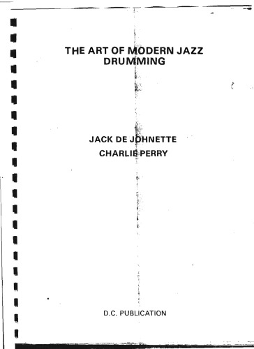 The Art of Modern Jazz Drumming