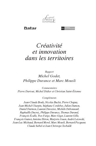 Creativite et innovation dans les territoires (cae 91)