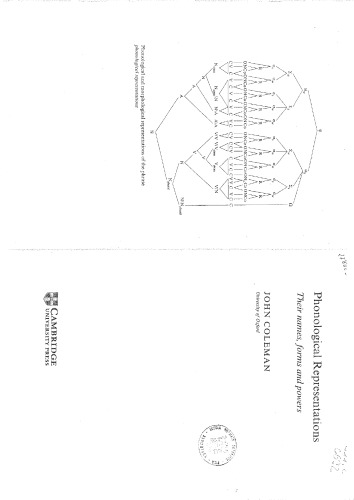 Phonological Representations: Their Names, Forms and Powers