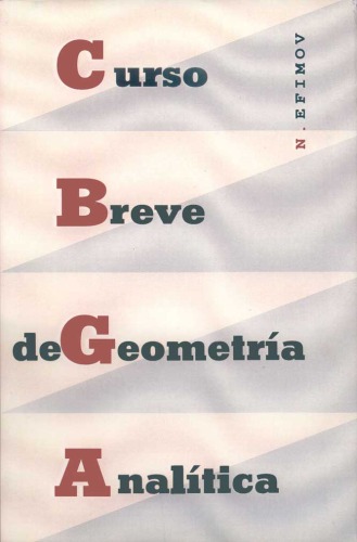 Curso Breve de Geometria Analitica