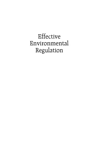 Effective Environmental Regulation: Learning from Poland's Experience