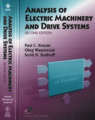 Analysis of Electric Machinery and Drive Systems (2nd Edition)