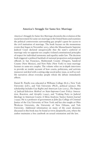 America's Struggle for Same-Sex Marriage