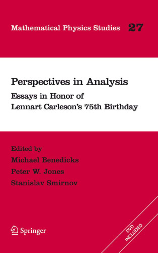 Perspectives in Analysis: Essays in Honor of Lennart Carleson’s 75th Birthday