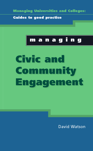 Managing Civic and Community Engagement
