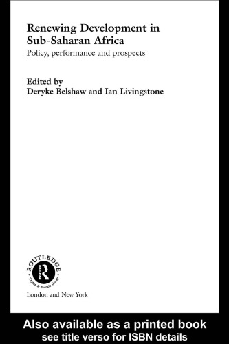 Renewing Development in Africa: Policy, Performance and Prospects