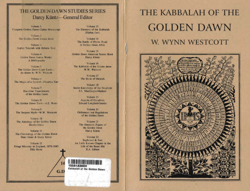The Kabbalah of the Golden Dawn (Golden Dawn Studies No 16)