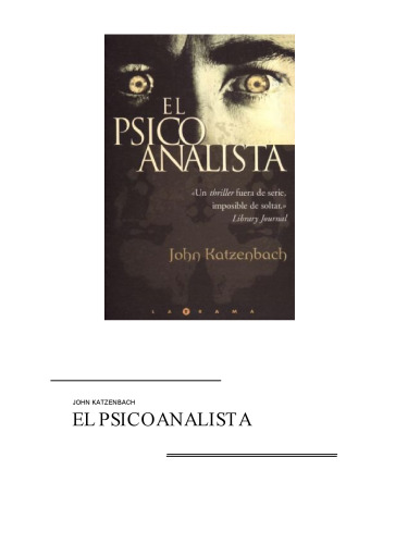 PSICOANALISTA (Coleccion Edicion Limitada)