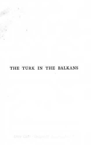 The Turk in the Balkans