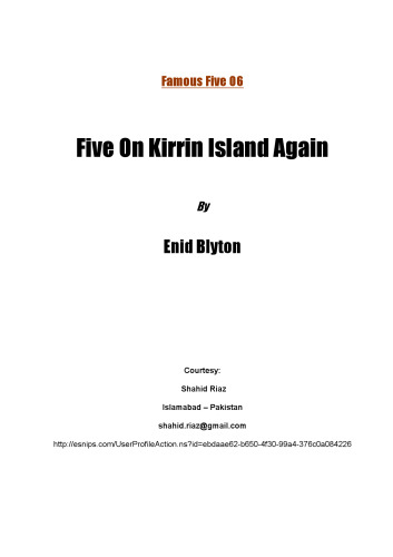 Five on Kirrin Island Again (Famous Five)