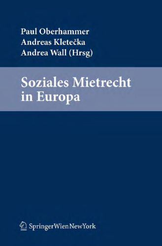 Soziales Mietrecht in Europa