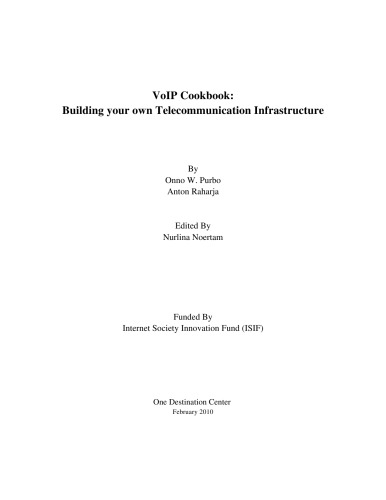 VoIP Cookbook : Building your own Telecommunication Infrastructure
