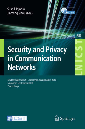 Security and privacy in communication networks