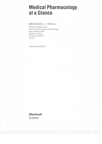 Medical Pharmacology at a Glance, 4th Edition (At a Glance)