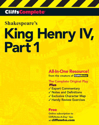 King Henry IV, Part 1 (Cliffs Complete)